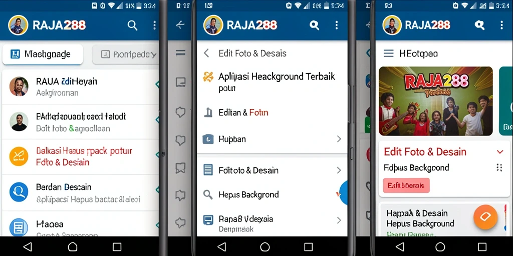 Antarmuka RAJA288 yang memudahkan proses Hapus Background.